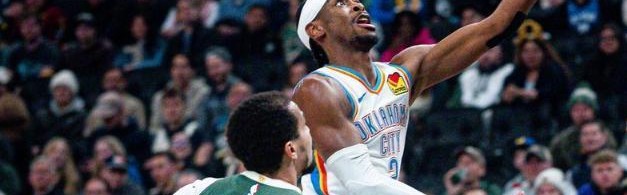 电竞比分-亚历山大40+7+11，字母空砍准三双，残阵雷霆20分大胜雄鹿创历史