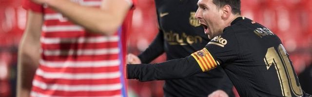 score电竞-【西甲】梅西格子各2球 巴萨4比0客胜10人格拉纳达