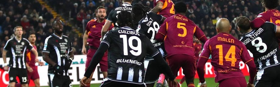 score电竞-意甲-埃克勒卡姆任意球制胜 罗马0-1乌迪内斯