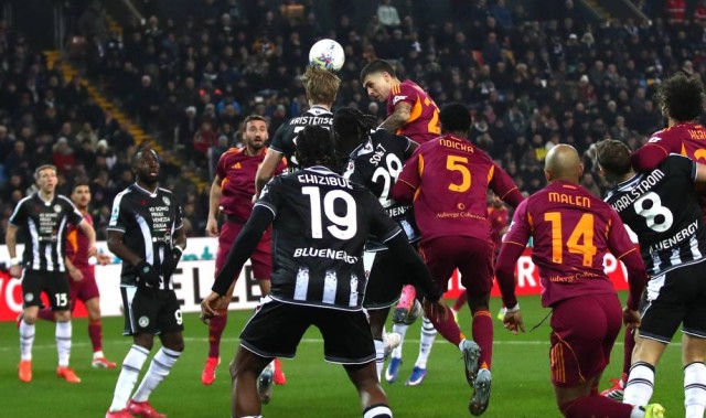 score电竞-意甲-埃克勒卡姆任意球制胜 罗马0-1乌迪内斯