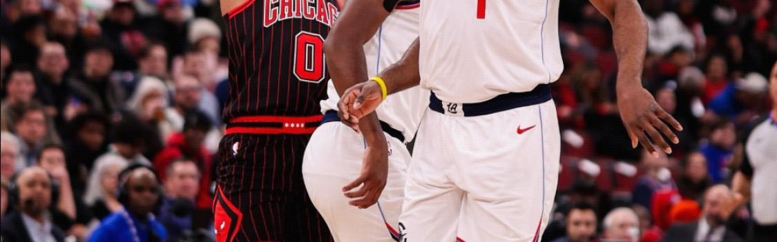 电竞比分-快船110-138不敌公牛结束6连胜，科比-怀特27分，哈登25中9